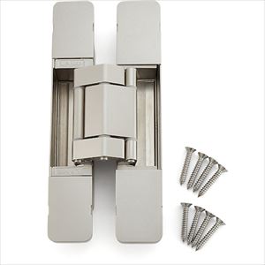 オレンジブック トラスコ中山　TRUSCOSUGATSUNE (170025499)HES3D−E190DN三次元調整機能付隠し蝶番 〔品番:HES3DE190DN〕[ 注番:1318365]特長●掘込深さが浅く、扉や枠の掘込加工が簡単です。●三次元調整機能付（上下、左右、前後）です。●丁番は扉側と枠側に分割でき、扉を枠に仮止めする機能が付いているため、扉を簡単に吊り込みできます。●耐火性規格ANSI/UL10C、CAN/ULC-S104を取得しています(登録番号20160430-R38588）仕様●表面処理：サチライトニッケルめっき仕様2●三次元調整機能付材質/仕上●亜鉛合金(ZDC)セット内容/付属品●十字穴付皿タッピンねじ5×30（8本/蝶番1ヶ）ステンレス鋼●六角棒スパナ呼び4●掘込加工テンプレート注意●取扱い上のご注意を必ずご確認ください。原産国（名称）非公開JANコード4510932083959本体質量0gオレンジブック トラスコ中山　TRUSCOSUGATSUNE (170025499)HES3D−E190DN三次元調整機能付隠し蝶番 〔品番:HES3DE190DN〕[注番:1318365]《包装時基本サイズ：28×190×84》〔包装時質量：400g〕分類》メカトロ部品》機械部品》蝶番☆納期情報：メーカー取り寄品（弊社より発送）