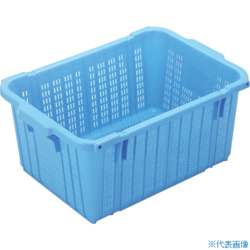 オレンジブック トラスコ中山　TRUSCORISU メッシュコンテナ 129556 プラスケットNo.450本体39L 青 〔品番:NO450〕[ 注番:1325842]特長●スタッキング金具付きもあります。●スタッキング金具操作によるスタッキングとネスティングの積み重ねが可能です。用途●農業、水産業、食品加工業など水を使う場面に最適です。仕様●容量(L)：39●色：ブルー●外形寸法(mm)間口：572●外形寸法(mm)奥行：404●外形寸法(mm)高さ：260●有効内寸(mm)間口：450●有効内寸(mm)奥行：310容量(［［リットル］］)：39●有効内寸(mm)間口×奥行×高さ：450×310仕様2材質/仕上●ポリプロピレン(PP)セット内容/付属品注意原産国（名称）日本JANコード4938233129556本体質量1.5kgオレンジブック トラスコ中山　TRUSCORISU メッシュコンテナ 129556 プラスケットNo.450本体39L 青 〔品番:NO450〕[注番:1325842][本体質量：1.5kg]《包装時基本サイズ：572×422×259》〔包装時質量：1kg〕分類》物流・保管用品》コンテナ・パレット》メッシュコンテナ☆納期情報：メーカー直送品【法人限定＝会社名ご記入お願い致します。】