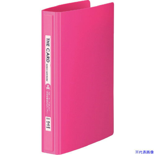 ■sedia ザ・カードシステムカードホルダー 差替式 名刺3段 ピンク C18021(1328101)[送料別途見積り][法人・事業所限定][外直送]