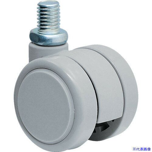 ■東海 デザインキャスター ライトグレー40径 TF40N8L12(1331421)[送料別途お見積り][法人限定][掲外取寄]