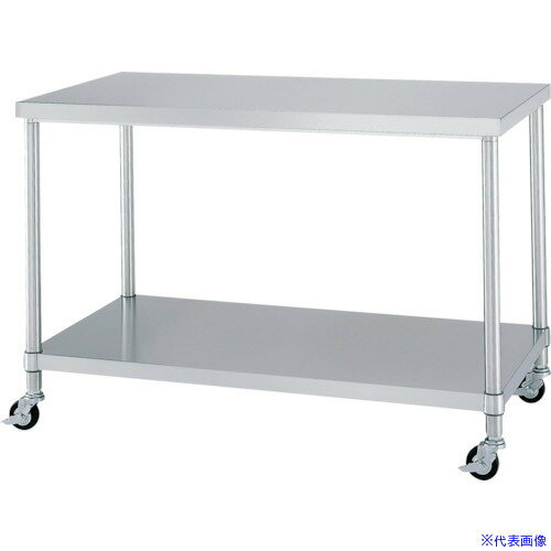 オレンジブック トラスコ中山　TRUSCOシンコー ステンレス(SUS304)作業台ベタ棚板キャスター付 φ100ウレタン車 900×450×800 〔品番:WBNC9045U100〕[ 注番:1332228]特長●用途に合わせて高さ変更が可能です。(工場オプション)●耐食性に優れたSUS304製作業台です。●高さ850mm以下同一価格です。●直径φ38mm太径パイプ採用の丈夫な作業台です。●φ100mmウレタンキャスター付です。用途●移動台として。仕様●間口(mm)：900●奥行(mm)：450●高さ(mm)：800●均等荷重(kg)：150●キャスター：100mmウレタン車スチール金具ストッパー付●下棚：平棚板●天板：平天板●天板材質：SUS304●組立目安：2人40分●均等荷重：150kg仕様2●キャスター取付ねじサイズ：M20×2.5●作業台ベタ棚付材質/仕上●ステンレス(SUS304)●No.4仕上●キャスター金具:スチール●車輪:ウレタンセット内容/付属品注意●スチール製　100φウレタン車(ストッパー付)です。原産国（名称）日本JANコード本体質量19.7kgオレンジブック トラスコ中山　TRUSCOシンコー ステンレス(SUS304)作業台ベタ棚板キャスター付 φ100ウレタン車 900×450×800 〔品番:WBNC9045U100〕[注番:1332228][本体質量：19.7kg]〔包装時質量：19kg〕分類》物流・保管用品》作業台》ステンレス作業台☆納期情報：オレンジブック掲載以外でメーカー直送品（送料元払い）【法人限定＝会社名ご記入お願い致します。】※北海道・沖縄・離島は運賃別途商品も含む