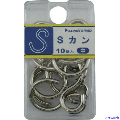 オレンジブック トラスコ中山　TRUSCOサンケー T:Sカン中10個入 〔品番:TSK2〕[ 注番:1342595]特長●スタンダードな中サイズのSカンです。●事務用品や家庭用品として幅広くご使用頂ける商品です。用途●シルバー色　●10個入仕様●幅(mm)：24●高さ(mm)：37仕様2●事務用品●学童用品●家庭用品材質/仕上●スチールセット内容/付属品注意原産国（名称）中国JANコード4974161007771本体質量61gオレンジブック トラスコ中山　TRUSCOサンケー T:Sカン中10個入 〔品番:TSK2〕[注番:1342595][本体質量：61g]《包装時基本サイズ：20×45×76》〔包装時質量：61g〕分類》オフィス・住設用品》文具・事務用品》クリップ☆納期情報：メーカー取り寄品（弊社より発送）