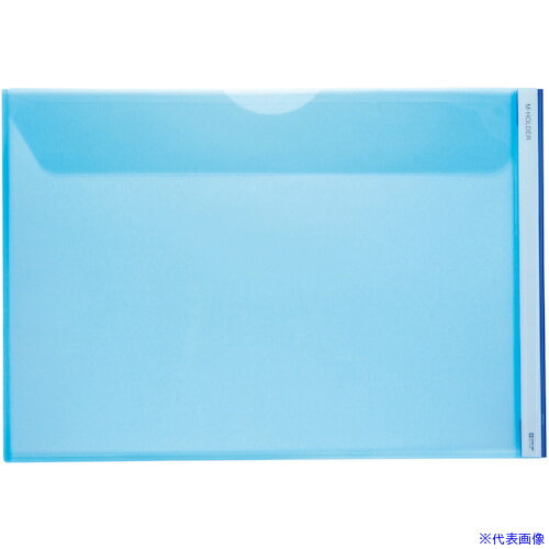 オレンジブック トラスコ中山　TRUSCOKING JIM Mホルダ−(E型) 〔品番:753EB〕[ 注番:1344101]特長●書類の一時保管や一件別整理に便利なフタ付きホルダーです。●カラー透明PP製なので、収納した資料の確認が容易な...