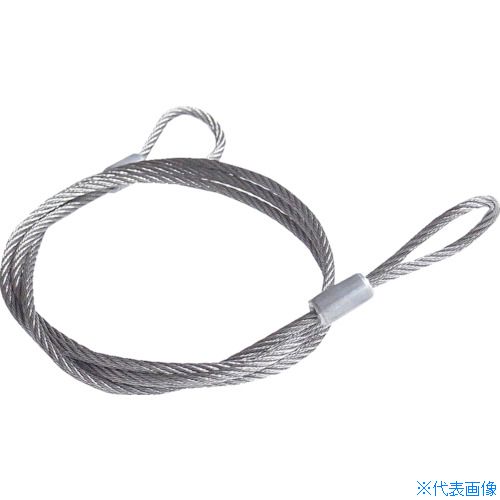 ■ニッサチェイン ステンレスカットワイヤー アルミカシメ 3.0X1200mm (1本=1PK) Y52(1345838)