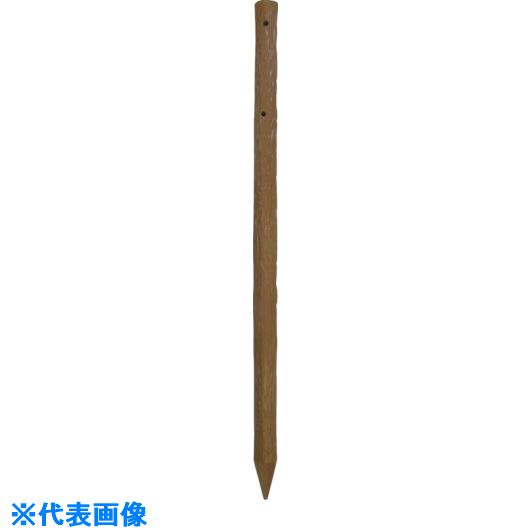 ■大研 樹脂製擬木杭55X900ベージュ 穴あり G5509BEA(1347474)[送料別途お見積り][法人限定][外直送]