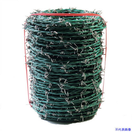 ■DAIDOHANT カラー 有刺鉄線 #14X100M 00055797(1348188)