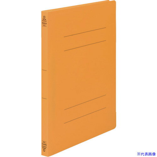 ■KING JIM フラットファイルクイックイン＜PP＞GX A4タテ型 オレンジ とじ厚15mm 150枚 4432GXOR(13490..
