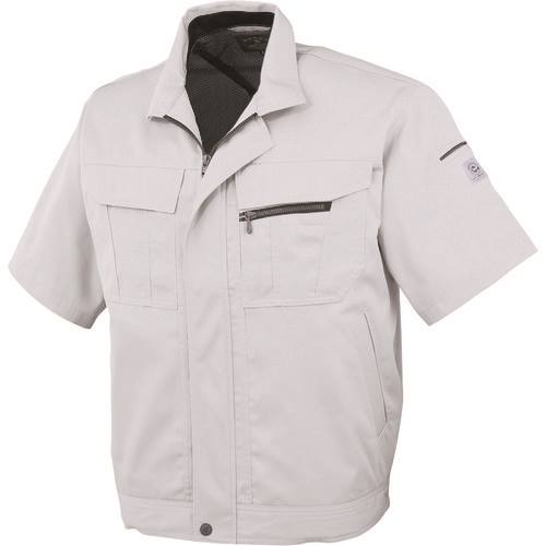 ■コーコス 半袖ブルゾンA-4450 33シルバーS5L A4450335L(1352941)[送料別途お見積り][法人限定][掲外取..