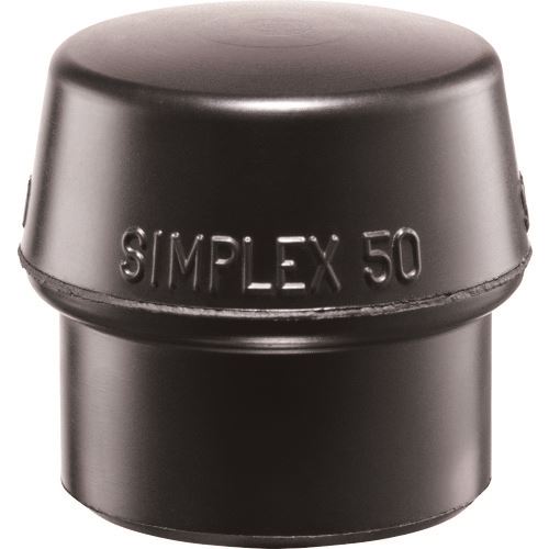 ■HALDER ハンマー用部品 SIMPLEX プラスチックハンマー用 交換用インサート 径(100)mm ゴム複合材(黒) 3202.100(1353685)