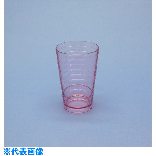 ■蝶プラ ループタンブラーM ピンク 971960(1354096)[送料別途見積り][法人・事業所限定][掲外取寄]