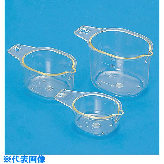 オレンジブック トラスコ中山　TRUSCO蝶プラ 計量カップ3P 〔品番:160685〕[ 注番:1354167]特長●50ml、100ml、200mlの3種類が量れます。仕様●本体寸法(mm)幅×奥行×高さ：65×111×69仕様2●蝶プラ　計量カップ3P材質/仕上●AS樹脂セット内容/付属品注意原産国（名称）日本JANコード4904881160685本体質量75gオレンジブック トラスコ中山　TRUSCO蝶プラ 計量カップ3P 〔品番:160685〕[注番:1354167][本体質量：75g]《包装時基本サイズ：113×67×75》〔包装時質量：95g〕分類》研究用品》理化学用品》ビーカー・計量カップ☆納期情報：メーカー取り寄品（弊社より発送）