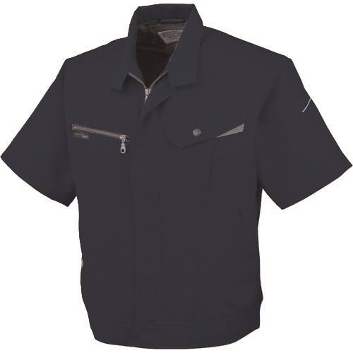 ■コーコス 半袖ブルゾンAS-720 1 MネイビーM AS7201M(1354221)[送料別途お見積り][法人限定][掲外取寄]