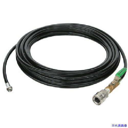 ■Asada 1/4洗管ホース コック付 20m SUSワンタッチカプラ仕様 HD03212(1356955)[送料別途お見積り][法人限定][掲外取寄](4.0)