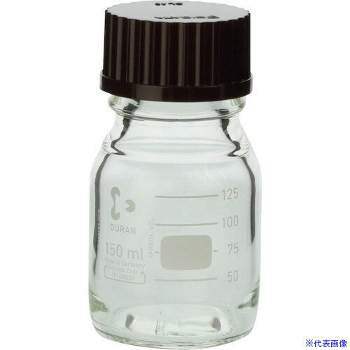 ■SIBATA 耐熱ねじ口びん 赤キャップ付 150mL 10入 0172001501A(1358476)×10[送料別...