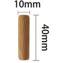 ■WAKI 木工ダボ 10X40 100個入り DB-017 3852300 DB017(1358585)