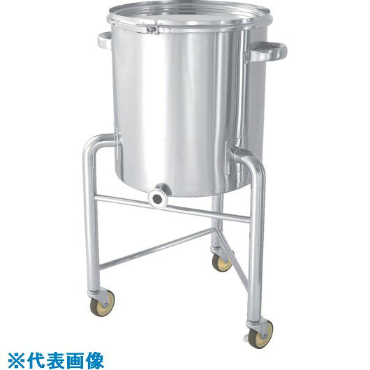 オレンジブック トラスコ中山　TRUSCOMONOVATE ステンレス片テーパー型バンド式密閉容器脚付100L 〔品番:KTTCTLL47H〕[ 注番:1358909]特長●底板が排出方向に傾斜しているため、残液なく排出できます。●内容物を容器ごと工程間の移動ができる脚付き容器です。用途●内容物の混合や一時保管に使用します。仕様●容量(L)：100●高さ(mm)：1020●内径(mm)：470●深さ(mm)：620●取手：あり●ドレンサイズ：1S●容量(［［リットル］］)：100●全高(mm)：1020●容器高さ(mm)：620仕様2●キャスター脚付材質/仕上●ステンレス(SUS304)セット内容/付属品注意原産国（名称）日本JANコード4582136043190本体質量24kgオレンジブック トラスコ中山　TRUSCOMONOVATE ステンレス片テーパー型バンド式密閉容器脚付100L 〔品番:KTTCTLL47H〕[注番:1358909][本体質量：24kg]《包装時基本サイズ：635×640×1050》〔包装時質量：26kg〕分類》研究用品》ボトル・容器》ステンレスタンク☆納期情報：オレンジブック掲載以外でメーカー直送品（送料元払い）【法人限定＝会社名ご記入お願い致します。】※北海道・沖縄・離島は運賃別途商品も含む