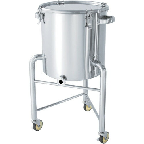 ■MONOVATE ステンレス片テーパー型クリップ式密閉容器脚付150L KTTCTHL565(1358919)[法人・事業所限定][外直送元]