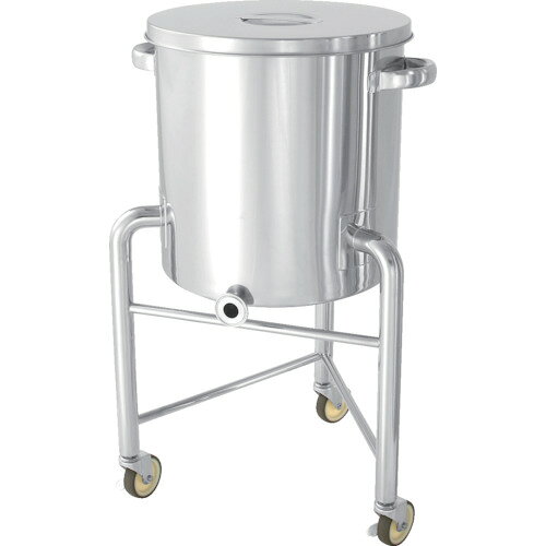 ■MONOVATE ステンレスタンク片テーパー型汎用容器脚付400L KTTSTL77(1358934)[法人...