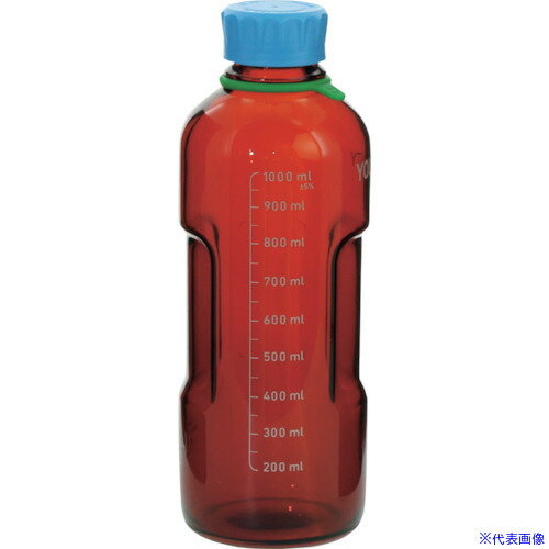 ■SIBATA ユーティリティねじ口びん 茶褐色 1000mL 4入 0173201000A(1361541)[送料...