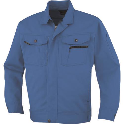 ■コーコス 立体カットブルゾン 6ブルー 3L AS193063L(1363718)[送料別途お見積り][法人限定][掲外取寄]