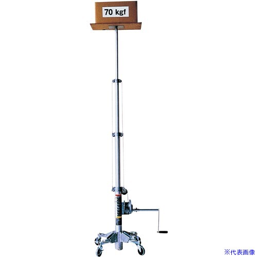 ■ハセガワ 手動式荷揚機 あげ太郎Jr. SWL2709(1363950)[送料別途見積り][法人・事業所限定][外直送]