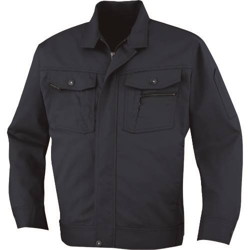 ■コーコス 立体カットブルゾン 1ネイビー 5L AS193015L(1365337)[送料別途お見積り][法人限定][掲外取寄]