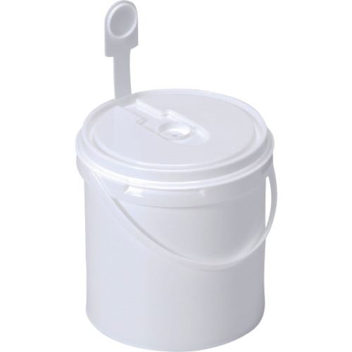 ■サンコー ウェットティッシュ用容器 400450 サンペール#4B(本体+ハンドル)ホワイト SKSP4BHWH(1366200..