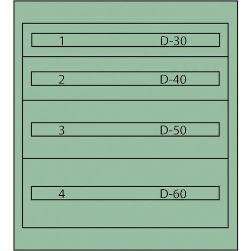 ■Vidmar ツールキャビネットTC-180B TC180B(1367235)[法人限定][直送元]
