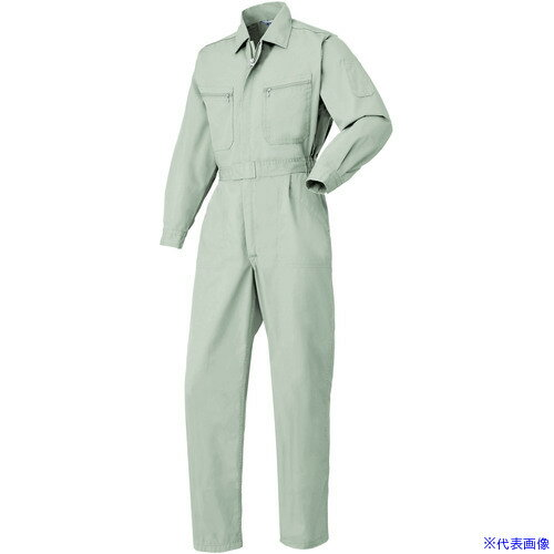 ■AUTO-BI 通年モデル ジャンプスーツ7500-102アースグリーン-S 7500102S(1369387)[送料別途お見積り][法人限定][掲外取寄]