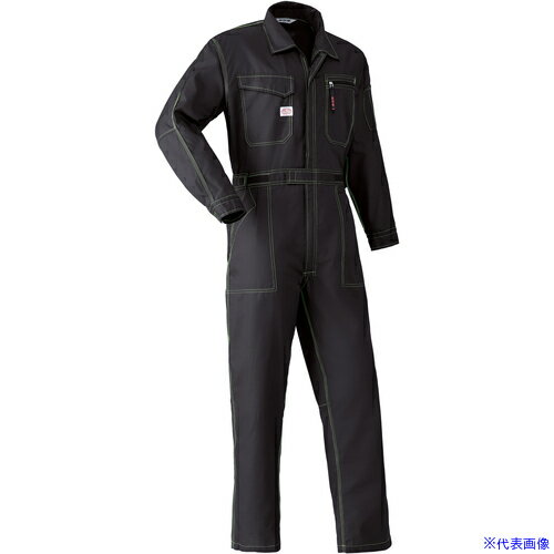Other - ■AUTO−BI SS(春夏)モデル つなぎ服5910−006ブラック−4L 59100064L(1369870)[送料別途お見積り][法人限定][掲外取寄]