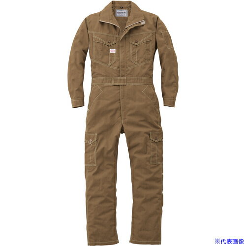 ■AUTO−BI SS(春夏)モデル つなぎ服6310−011カーキ−M 6310011M(1370865)[送料別途お見積り][法人限定][..