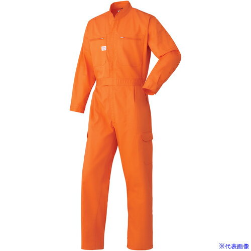 ■AUTO-BI つなぎ服8200-003オレンジ-S 8200003S(1370905)[送料別途お見積り][法人限定][掲外取寄]