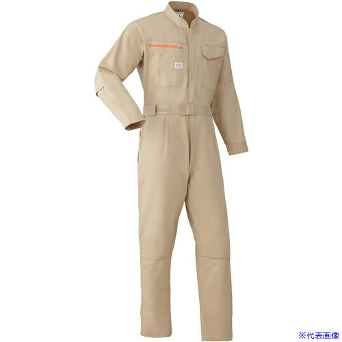 ■AUTO−BI AW(秋冬)モデル つなぎ服1290−011カーキ−L 1290011L(1371114)[送料別途お見積り][法人限定][掲外取寄]