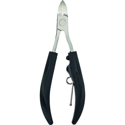 ■GREENBELL ステンレス製 巻き爪専用ニッパーつめきり 全長120mm G1029(1373534)