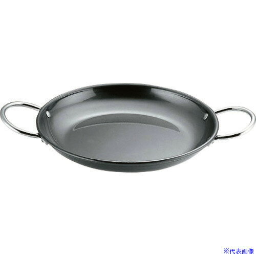 オレンジブック トラスコ中山　TRUSCOTKG 鉄 パエリア鍋 パート2 22cm 〔品番:PPE1305〕[ 注番:1373872]特長●スペインの代表的な料理に必要です。仕様●底径(mm)：160仕様2●サイズ(cm)：22●外径×深...