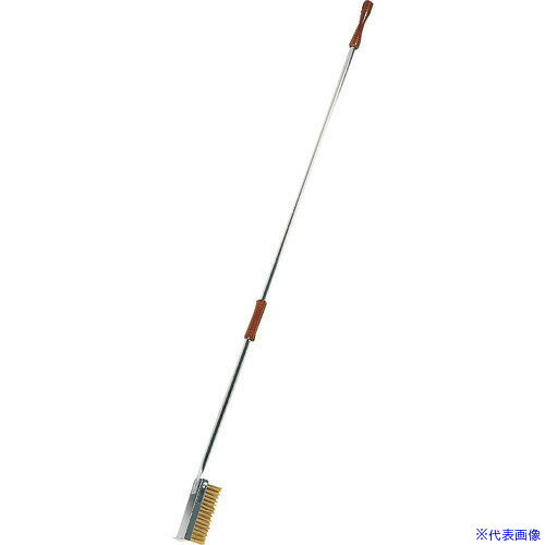 ■TKG 18-8ピザ用オーブン スチール ブラシ WOC1601(1374068)[送料別途見積り][法人・事業所限定][掲外..