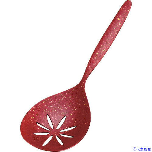 ■TKG SA18-8和ラージサーバースプーン朱金 穴明 LSC2002(1375442)[送料別途見積り][法人・事業所限定][掲外取寄]