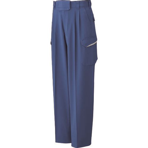 ■サンエス 冬 ツータックカーゴパンツ ブルー色 95サイズ WA20485495(1376043)[送料別途見積り][法人・..