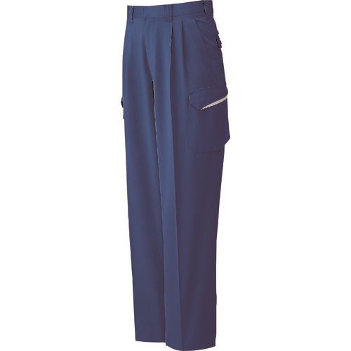 ■サンエス 冬 ツータックカーゴパンツ ブルー色 120サイズ WA204754120(1376077)[送料別途見積り][法人..