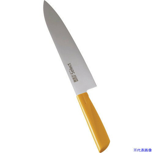 ■TKG カラーセレクト 牛刀(両刃) 3015−YE 21cmイエロー AKL3002(1376824)[送料別途お見積り][法人限定][掲外取寄]