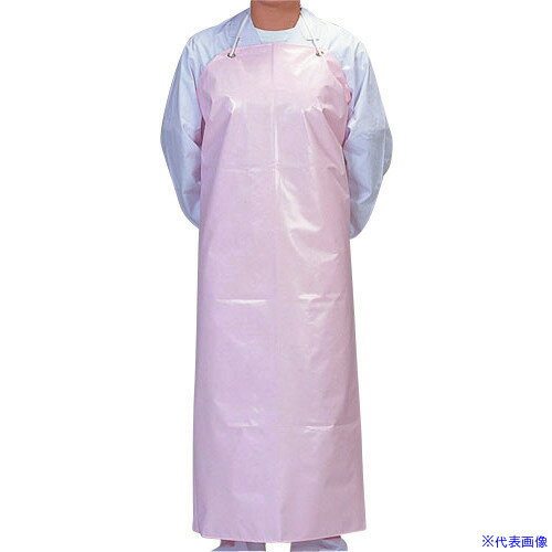 ■TKG デリカウレタン胸付前掛 ピンク M SME342PI(1377215)[送料別途見積り][法人・事業所限定][掲外取寄]