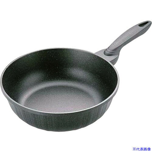 ■TKG IHテフロンマーブルコート 炒め鍋 24cm AIT2801(1378439)[送料別途お見積り][...