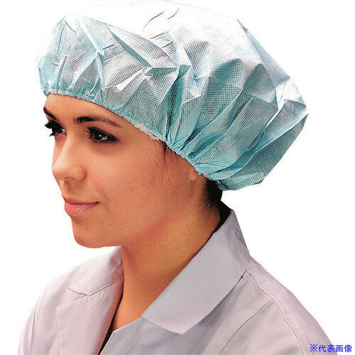 ■TKG 帯電帽(50枚入) ブルー 66050B STI0302(1378628)[送料別途見積り][法人・事業所限定][掲外取寄]