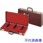 ■TKG レザー張り庖丁ケース(ダイヤル式) 和食用 茶 7丁入 AHU16(1379906)[送料別途見積り][法人・事業所限定][掲外取寄]