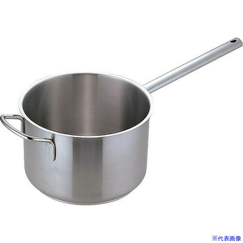 ■TKG ムラノ インダクション18−8片手深型鍋 (蓋無)28cm AKTD105(1381567)[送料別途お見積り][法人限定][掲外取寄]