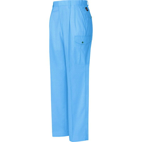 ■アイトス カーゴパンツ(2タック) サックス 100 5364007100(1382548)[送料別途見積り][法人・事業所限..