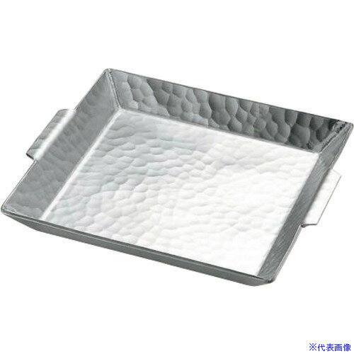 オレンジブック トラスコ中山　TRUSCOTKG アルミ 槌目付角ナベ 18cm 〔品番:QNB2905〕[ 注番:1384977]特長●珍しい角型形状です。仕様仕様2●サイズ(cm)：18●(外寸)間口×奥行×高さ(mm)：185×185...