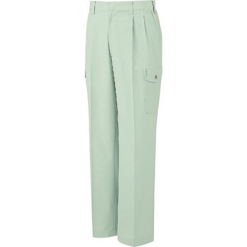 ■サンエス 夏 ツータックカーゴパンツ モスグリーン色 82サイズ WA10455R782(1385378)[送料別途見積り][法人・事業所限定][外直送]