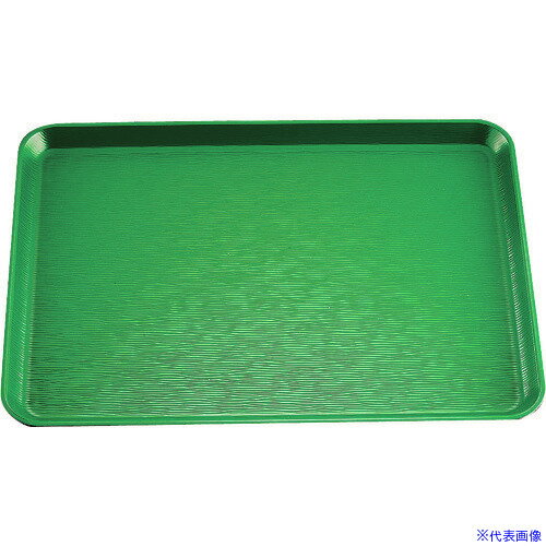 ■TKG 耐熱 波筋盆 41cm(ノンスリップ加工) グリーン EP-3041GN EBV1003(1386406)[送料別途見積り][法人・事業所限定][掲外取寄]