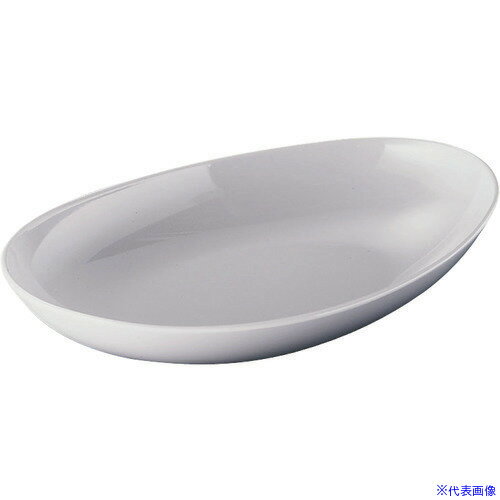 ■TKG メラミン オーバルプレート PH-791 ピュアホワイト RPLL201(1386680)[送料別途見積り][法人・事業..